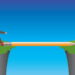 Positive Lending behind complex bridge with UTB