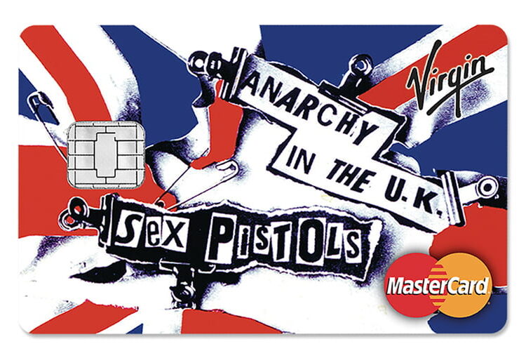 Virgin offers Sex Pistols credit cards