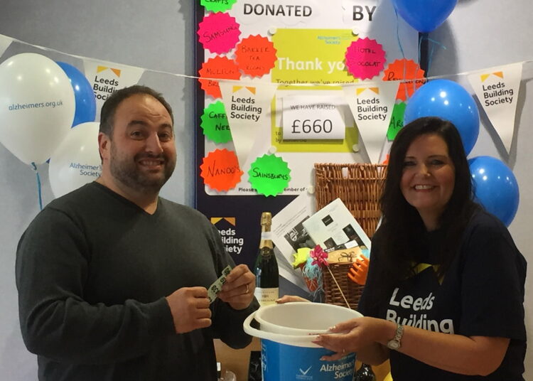 Leeds branch raises cash for Alzheimer’s Society