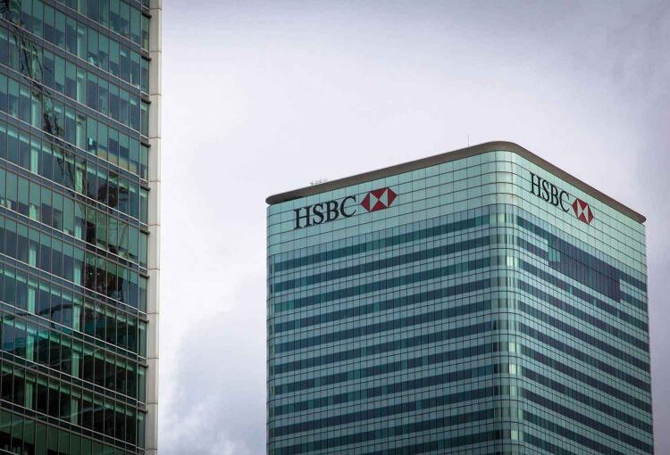 Large drop in profits for HSBC