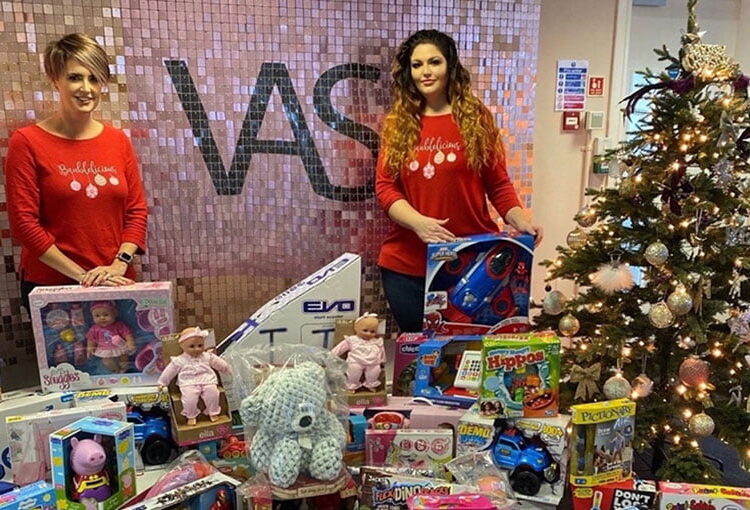 VAS makes £2k donation to Mission Christmas