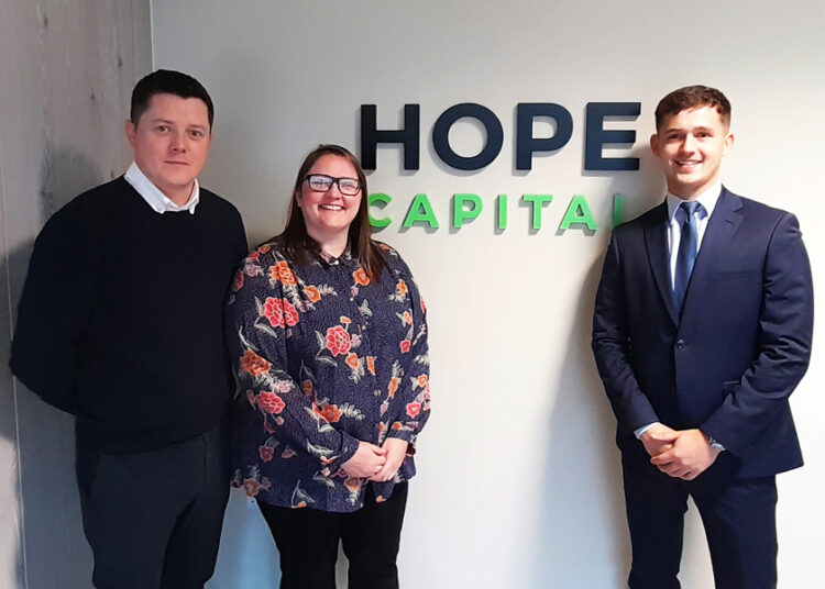 Three new hires for Hope Capital